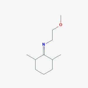 molecular formula C11H21NO B8317804 N-(2-methoxy-ethyl)-2,6-dimethylcyclohexylideneamine 