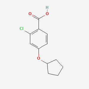 2-Chloro-4-cyclopentyloxybenzoic acid