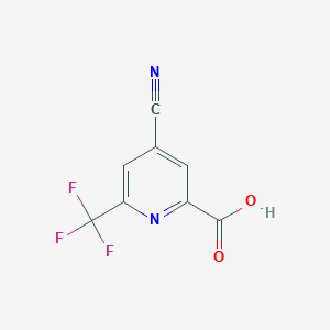 4-Cyano-6-(trifluoromethyl)pyridine-2-carboxylic acid