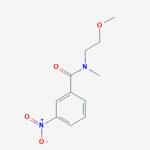 N-(2-methoxyethyl)-N-methyl-3-nitrobenzamide