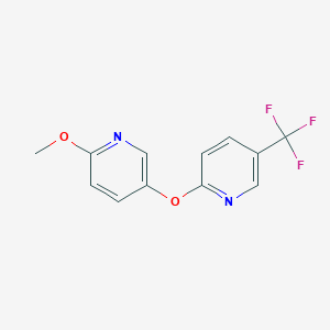 Pyridine, 2-[(6-methoxy-3-pyridinyl)oxy]-5-(trifluoromethyl)-