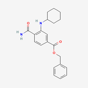 Benzyl 4-(aminocarbonyl)-3-(cyclohexylamino)benzoate