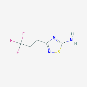 3-(3,3,3-Trifluoro-propyl)-[1,2,4]thiadiazol-5-ylamine