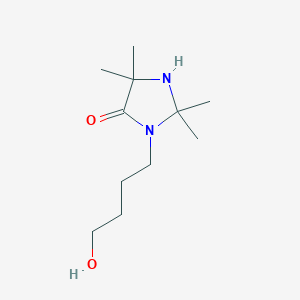 3-(4-Hydroxybutyl)-2,2,5,5-tetramethylimidazolidin-4-one