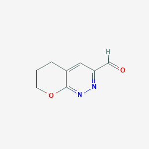 6,7-Dihydro-5H-pyrano[2,3-c]pyridazine-3-carbaldehyde
