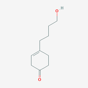4-(4-Hydroxybutyl)cyclohex-3-ene-1-one