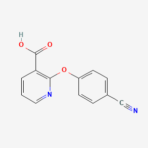 2-(4-Cyanophenoxy)nicotinic acid