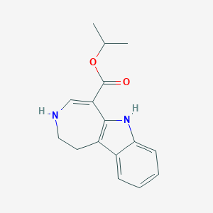 molecular formula C16H18N2O2 B8318530 Iso-propyl 1,2,3,6-tetrahydroazepino[4,5-B]indole-5-carboxylate 