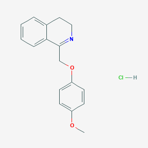 molecular formula C17H18ClNO2 B083186 盐酸美金刚 CAS No. 10540-97-3