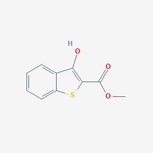 molecular formula C10H8O3S B083187 Methyl 3-hydroxybenzo[b]thiophene-2-carboxylate CAS No. 13134-76-4