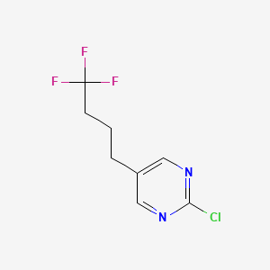 Pyrimidine, 2-chloro-5-(4,4,4-trifluorobutyl)-