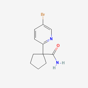 1-(5-Bromo-pyridin-2-yl)-cyclopentanecarboxylic acid amide