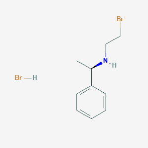 molecular formula C10H15Br2N B8319079 (R)-(+)-N-(2-bromoethyl)-alpha-methylbenzylamine hydrobromide CAS No. 100596-37-0