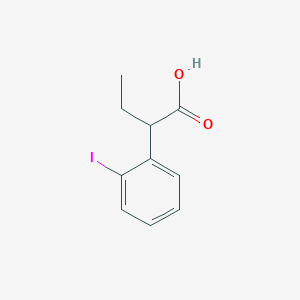 molecular formula C10H11IO2 B8319180 2-(2-Iodophenyl)butanoic acid 