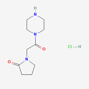 1-[2-(2-Oxopyrrolidin-1-yl)-acetyl]-piperazine hydrochloride