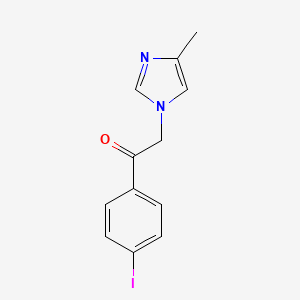 1-(4-Iodo-phenyl)-2-(4-methyl-imidazol-1-yl)-ethanone