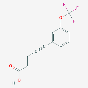 4-Pentynoic acid, 5-[3-(trifluoromethoxy)phenyl]-