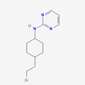 N-[4-(2-bromoethyl)cyclohexyl]-N-(2-pyrimidinyl)amine