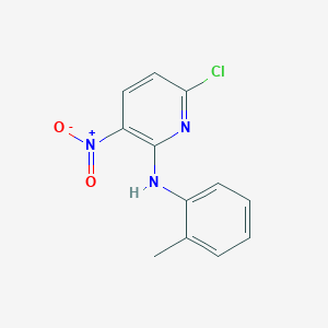 6-Chloro-3-nitro-N-o-tolylpyridin-2-amine