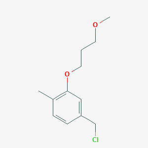 4-Chloromethyl-2-(3-methoxypropoxy)-1-methylbenzene