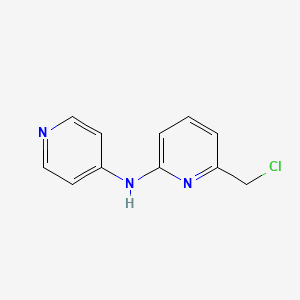 6-(Chloromethyl)-N-pyridin-4-yl-pyridine-2-amine