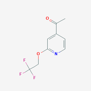 1-(2-(2,2,2-Trifluoroethoxy)pyridin-4-yl)ethanone