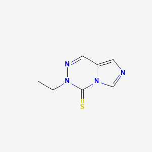 3-Ethylimidazo[1,5-d]-as-triazine-4(3H)-thione