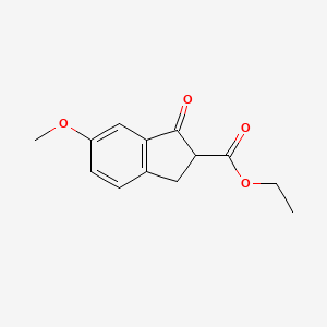 Ethyl 6-methoxy-indan-1-one-2-carboxylate
