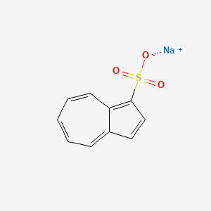 molecular formula C10H7NaO3S B8320021 1-Azulenesulfonic acid sodium salt 