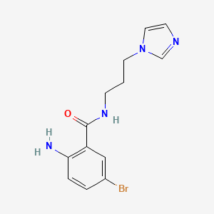 2-Amino-5-bromo-N-[3-(1H-imidazol-1-yl)propyl]benzamide