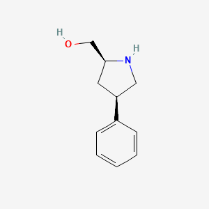 [(2S,4R)-4-phenylpyrrolidin-2-yl]methanol