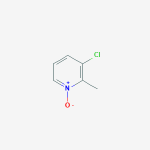 molecular formula C6H6ClNO B8320300 3-Chloro-2-methylpyridine N-oxide 