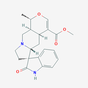 molecular formula C21H24N2O4 B083205 Uncarine F CAS No. 14019-66-0