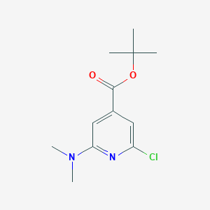 2-Chloro-6-dimethylamino-isonicotinic acid tert-butyl ester