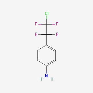 4-(2-Chloro-1,1,2,2-tetrafluoroethyl)aniline