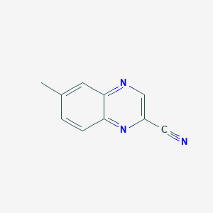 molecular formula C10H7N3 B083207 6-Methylquinoxaline-2-carbonitrile CAS No. 14334-16-8