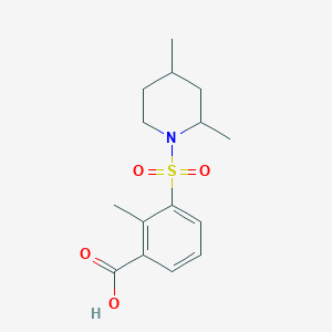 5-(2,4-Dimethylpiperidinosulfonyl)-6-methylbenzoic acid
