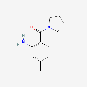 (2-Amino-4-methylphenyl)(1-pyrrolidinyl)methanone