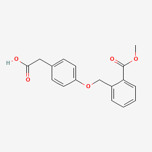 (4-{[2-(Methoxycarbonyl)benzyl]oxy}phenyl)acetic acid