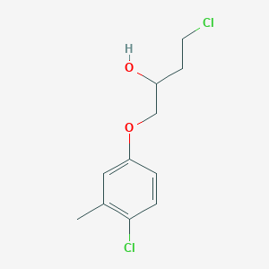 molecular formula C11H14Cl2O2 B8320783 4-Chloro-1-(4-chloro-3-methylphenoxy)-2-butanol 