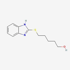 2-(5-Hydroxypentylthio)benzimidazole