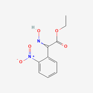 molecular formula C10H10N2O5 B8320870 Ethyl (2-nitrophenyl)glyoxylate oxime 