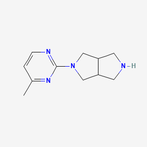 molecular formula C11H16N4 B8320888 2-(4-Methyl-pyrimidin-2-yl)-octahydro-pyrrolo[3,4-c]pyrrole 