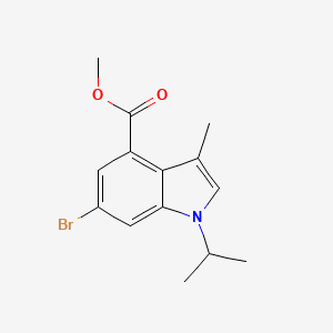 methyl 6-bromo-1-isopropyl-3-methyl-1H-indole-4-carboxylate