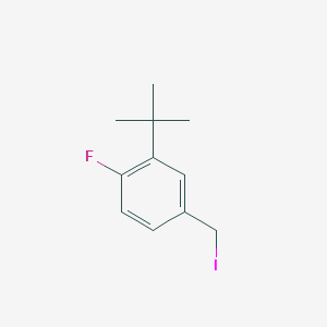 3-Tert-butyl-4-fluorobenzyl iodide