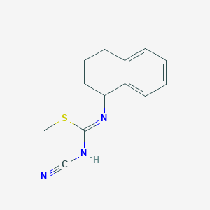 N'-cyano-N-(1,2,3,4-tetrahydro-1-napthyl)-S-methylisothiourea