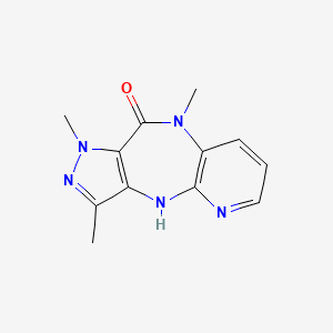 Pyrazolo(4,3-e)pyrido(3,2-b)(1,4)diazepin-10(1H)-one, 4,9-dihydro-1,3,9-trimethyl-