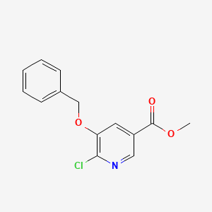 Methyl 5-(benzyloxy)-6-chloronicotinate