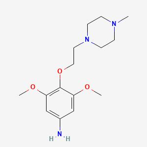 3,5-Dimethoxy-4-[2-(4-methylpiperazin-1-yl)-ethoxy]phenylamine