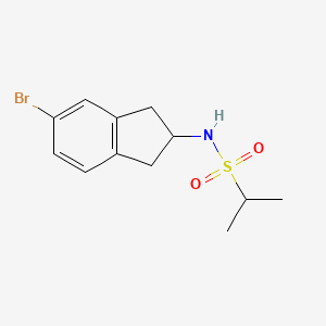 N-(5-bromo-2,3-dihydro-1H-inden-2-yl)-2-propanesulfonamide